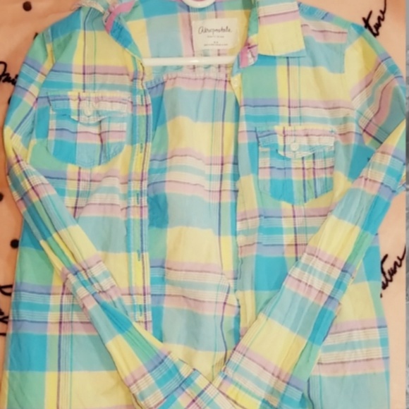 Aeropostale Tops - Aeropostale Women's Plaid Button Up Shirt Aeropostale Tops - Aeropostale Women's Plaid Button Up Shirt
